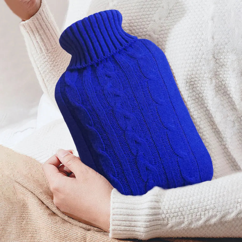 2L Hot Water Bottle Soft Cover Large Capacity Hot Water Bag