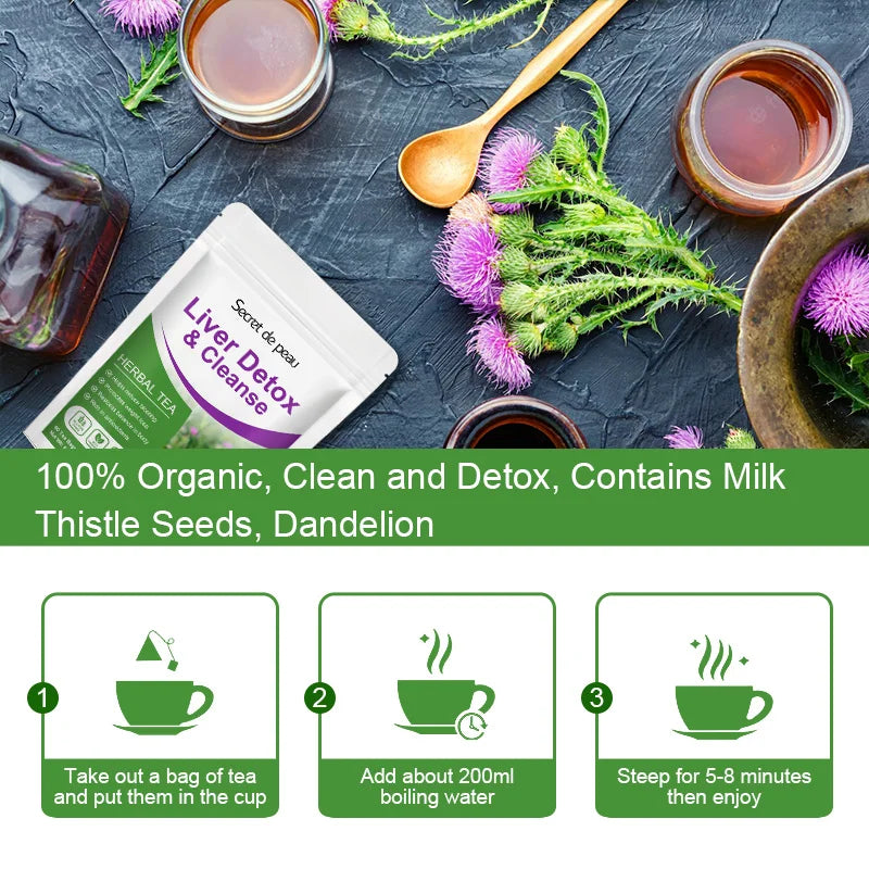30 Tea Bags Liver,Kidney and Herbal Compound Detox & Cleanse