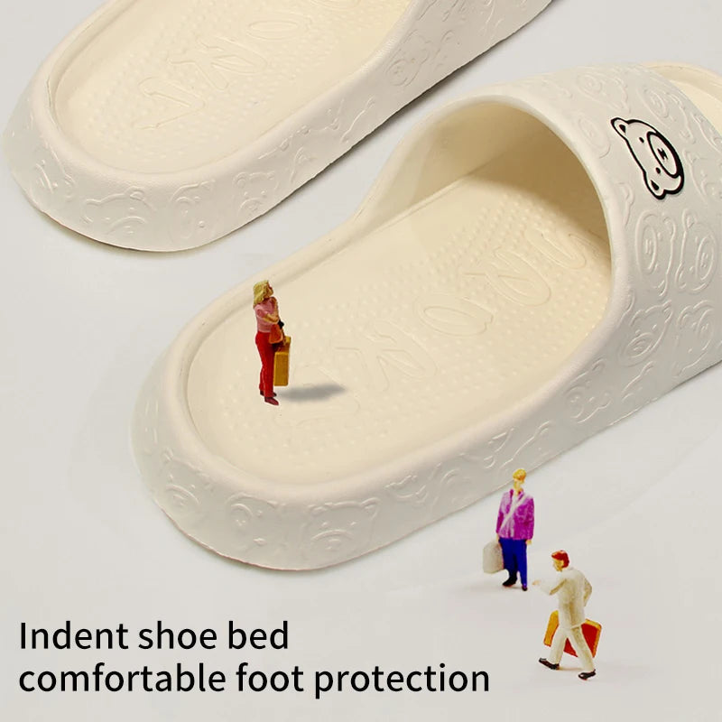 Non-slip Slippers Female Outer Wear Bathroom Bathroom Indoor Home Sandals