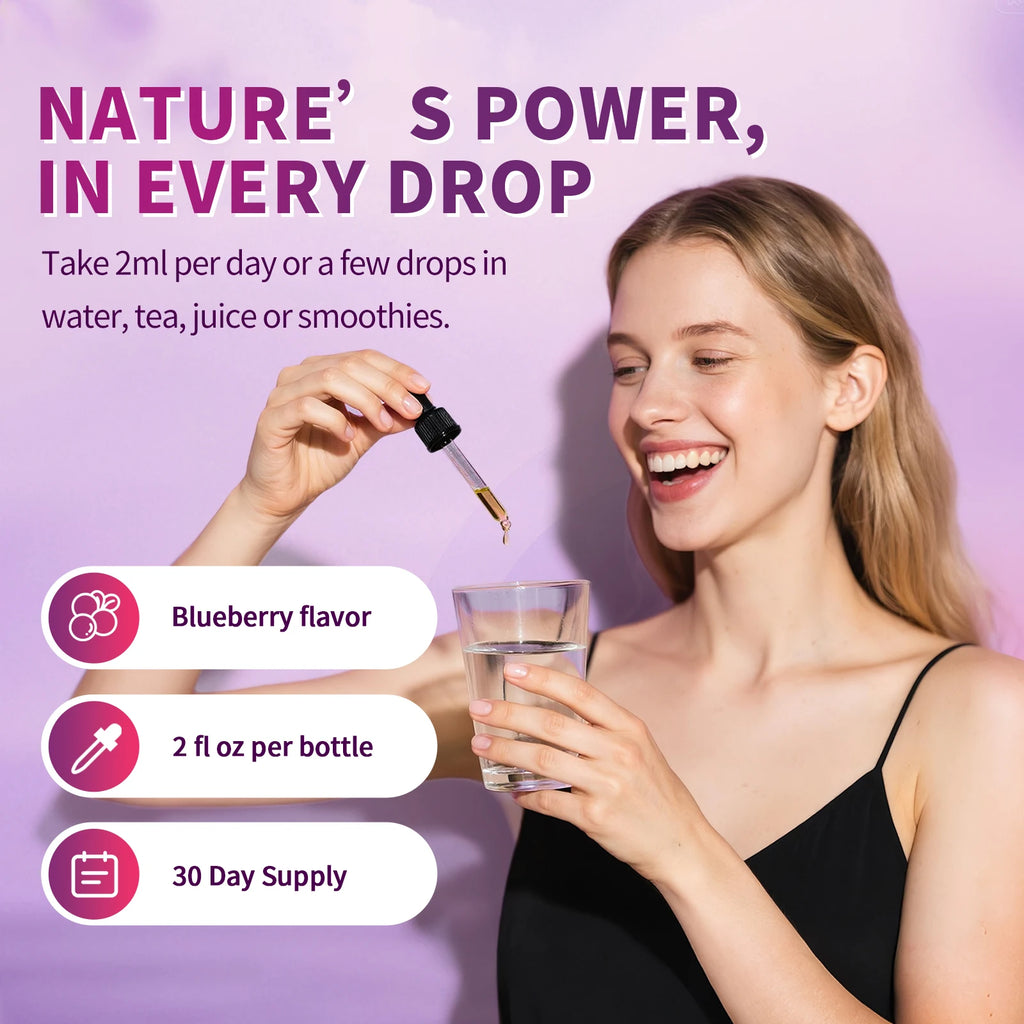 Cortisol Supplement Liquid Drops, 10-in-1