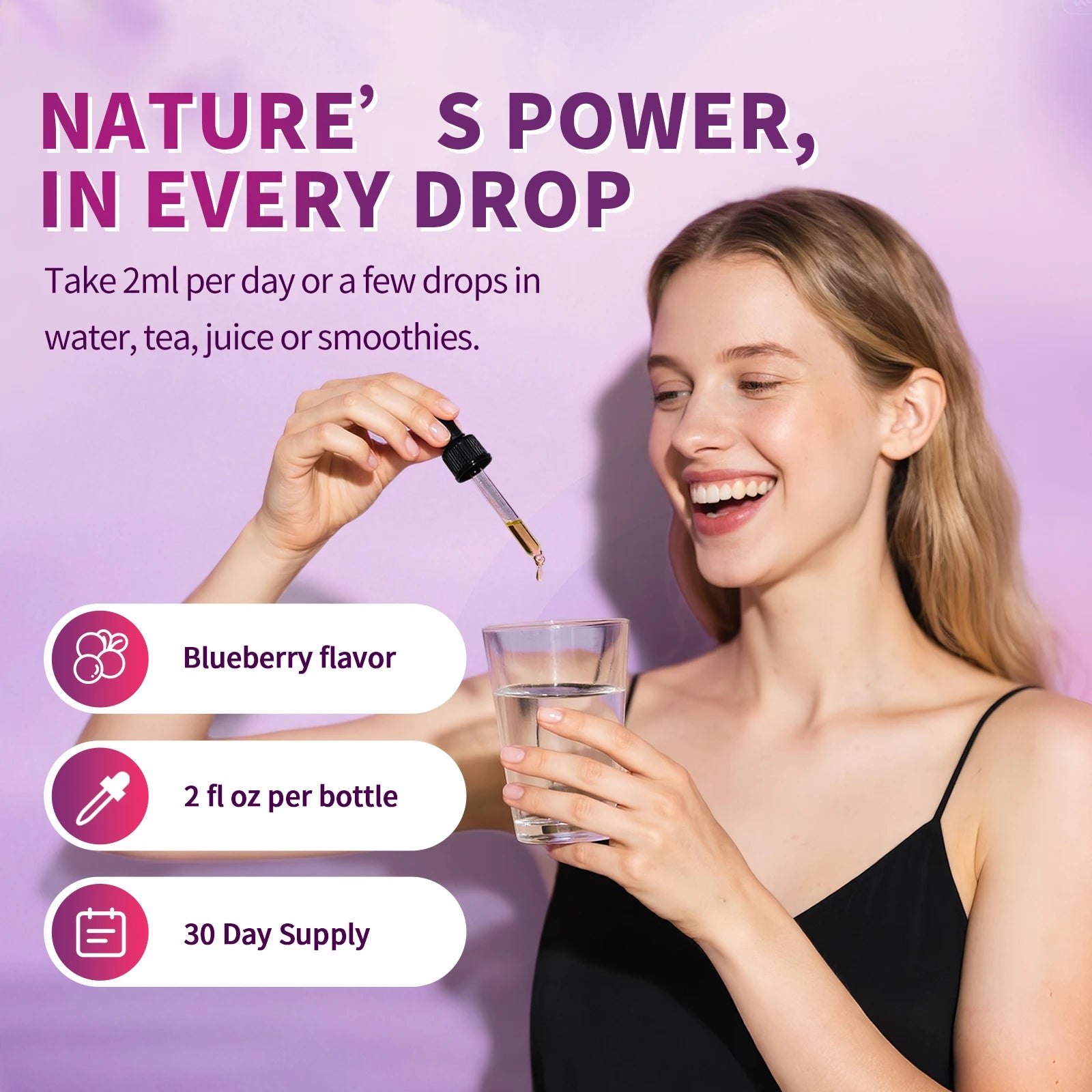 Cortisol Supplement Liquid Drops, 10-in-1