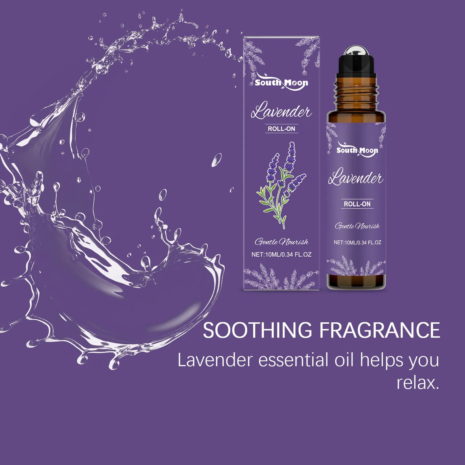 Lavender Body Fragrance Essential Oil Relaxing Mood Improve Anxiety Soothing Skin