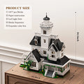 1877 Pcs Magic House Blocks Set Owens House Building Set Creator Architecture Model
