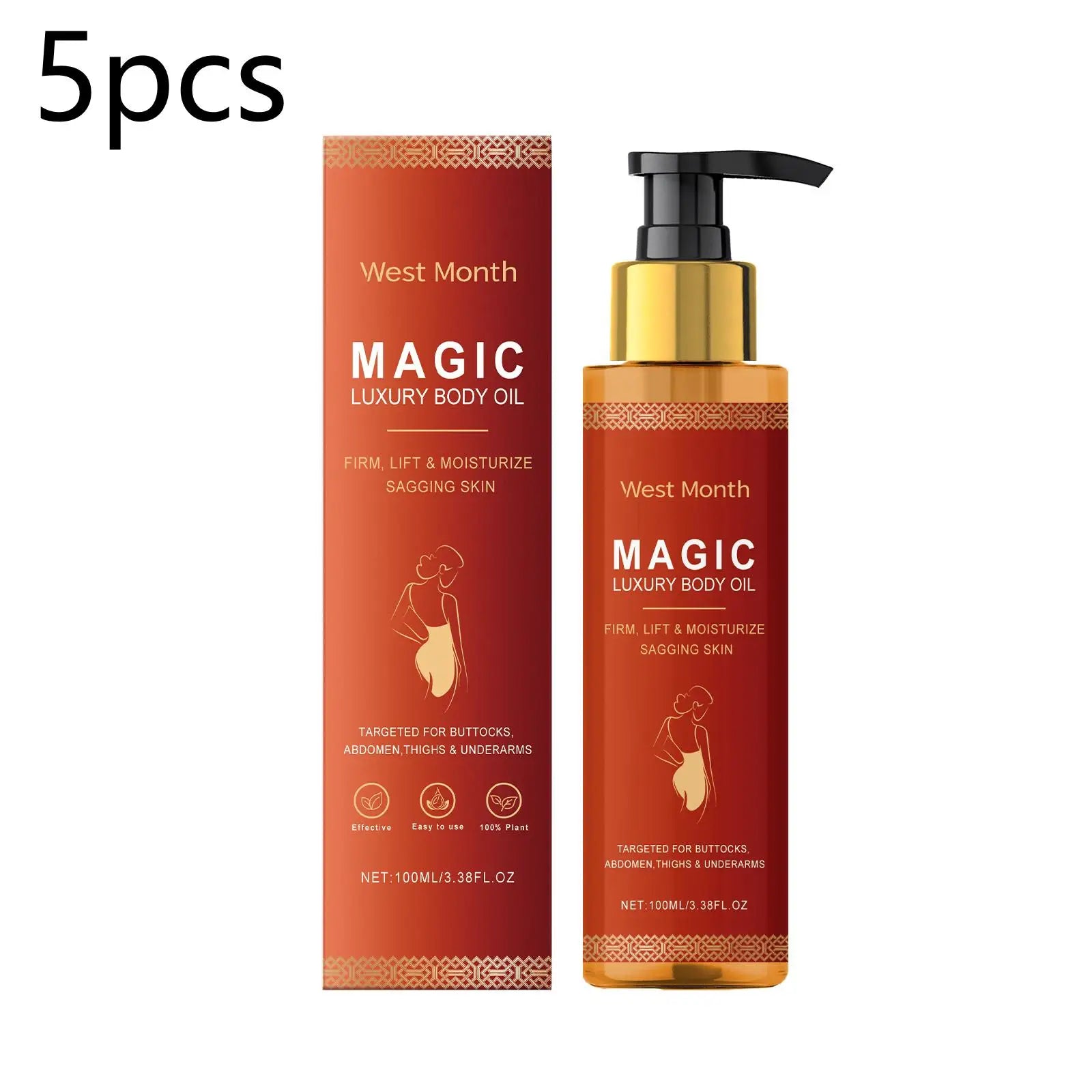 Firming Body Oil for Glowing Skin Improve Dry Moisturizing Anti Cellulite Massage Care Lifting Tighten Repair Smooth