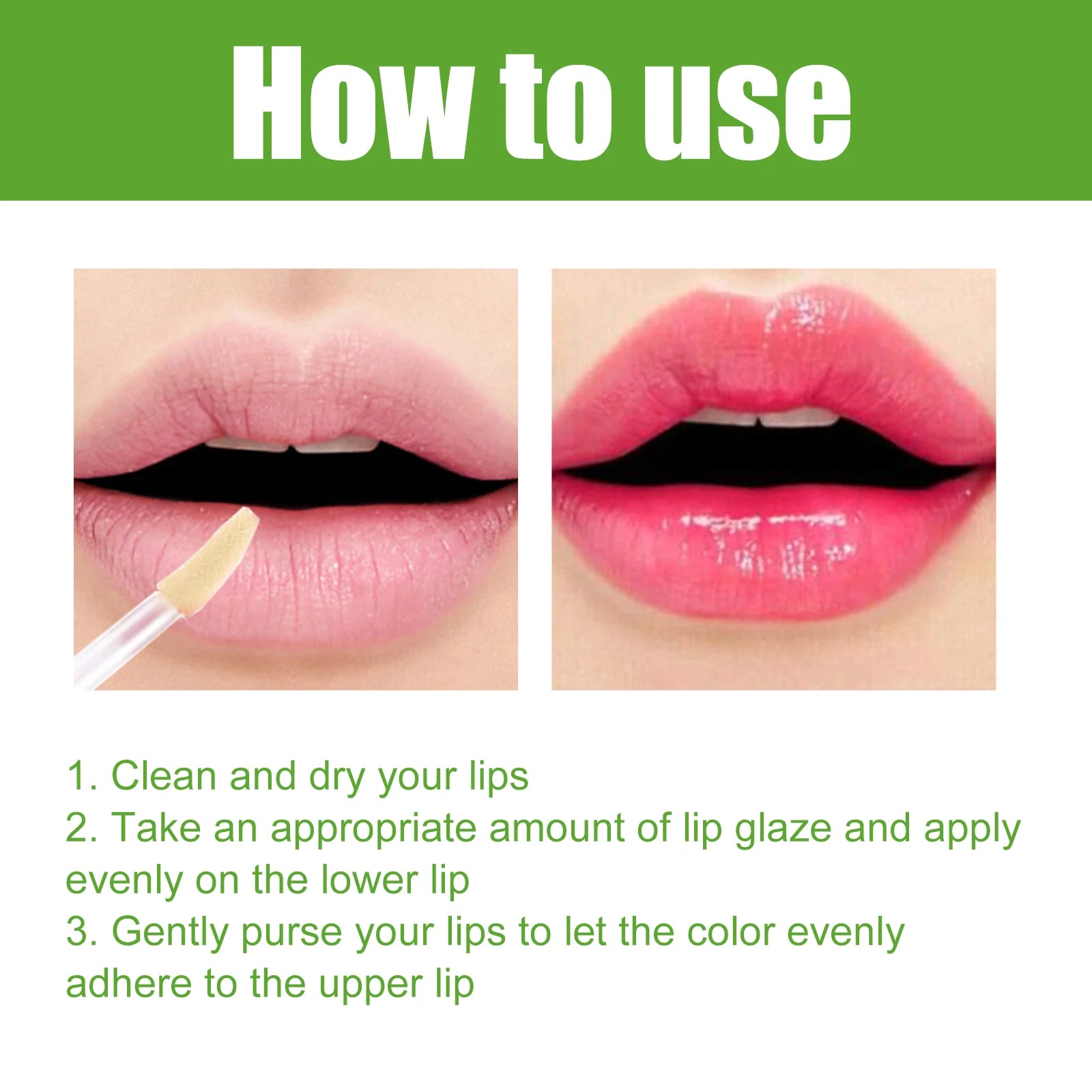 Lip gloss Moisturizing Natural Aloe Essence Lip Gloss Color Portable Waterproof Long Lasting Lips Care Lipstick