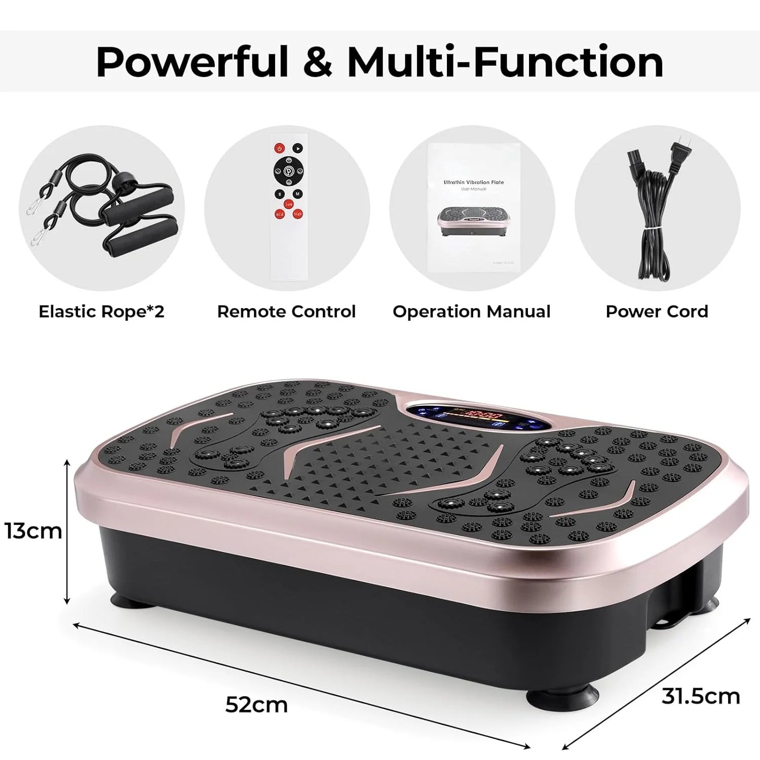 Vibration Plate,Fitness Vibration Board for Home,Full Body Exercise Machine
