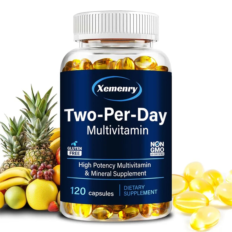 Two-Per-Day Multivitamin Supplements  - 120 Capsules