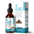 12-in-1 Shilajit Drops with Sea Moss,Ashwagandha,Maca & Ginkgo Biloba Supplement with 85+ Trace Minerals and Fulvic Acid