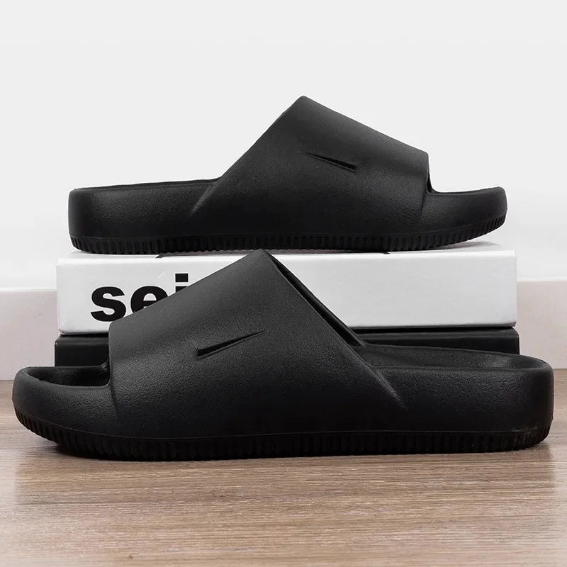 2024 New Ultra Soft Casual Sports Wear-Resistant Outdoor Heightened Slippers Sandals