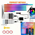 Dreamcolor Acrylic Interior LED Lights With Wireless APP, RGB 10 With 1,  593 LED Fiber Optic Ambient Lighting Kit, Soun