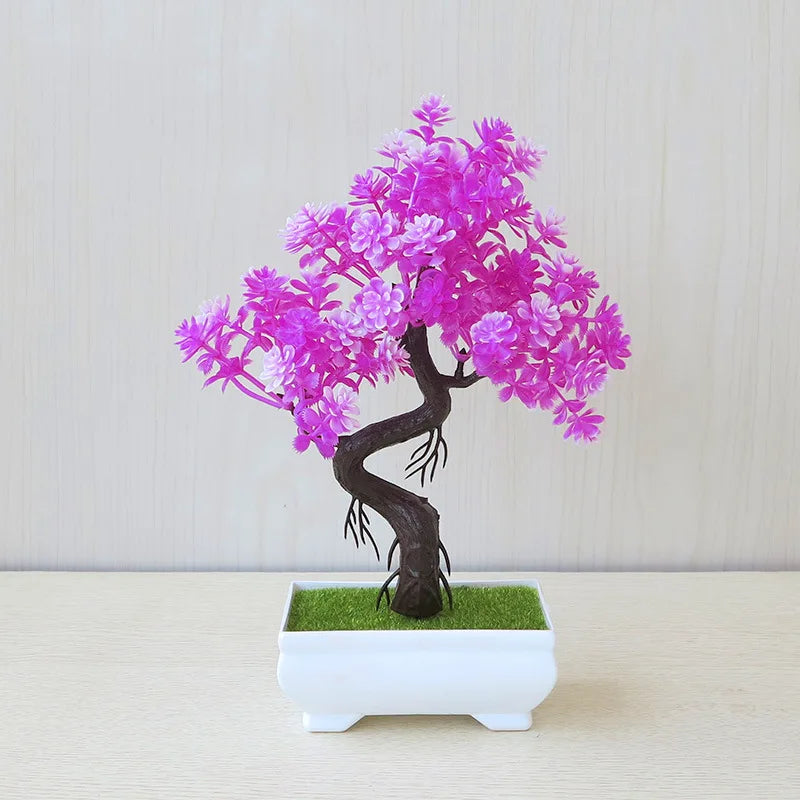 Artificial Plants Decoration Potted Bonsai Small Tree Pot Fake
