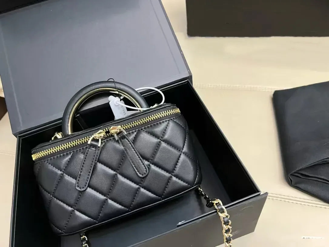 Top Cowhide Flap Luxury Bags With Handle Designer Bag Quilted Wallets