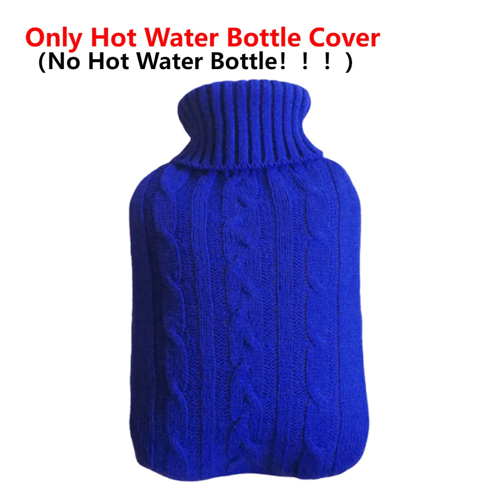 2L Hot Water Bottle Soft Cover Large Capacity Hot Water Bag