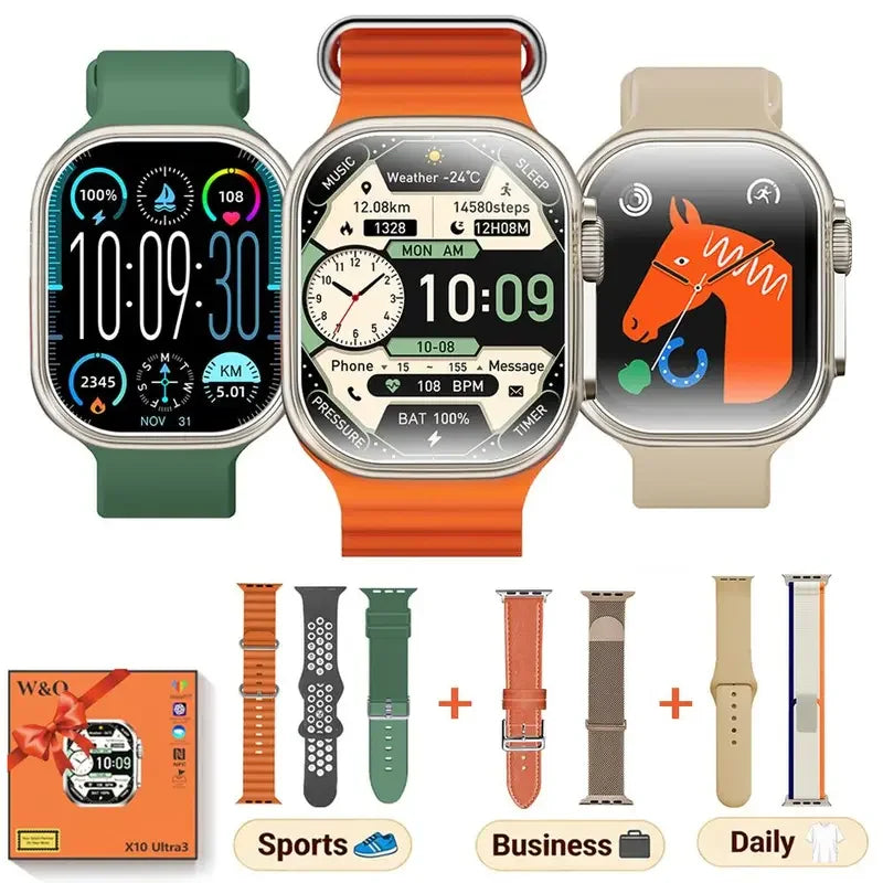 Smartwatch , IP67 Waterproof2.02" HD Fitness Watch with 100+ Sport Modes, Fitness Tracker Watch