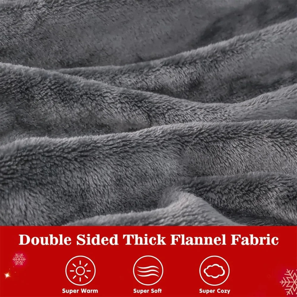 Super Soft Blanket Hoodie with Sleeves – Oversized Sherpa Wearable Sweatshirt  Warm Loungewear with Giant Pocket