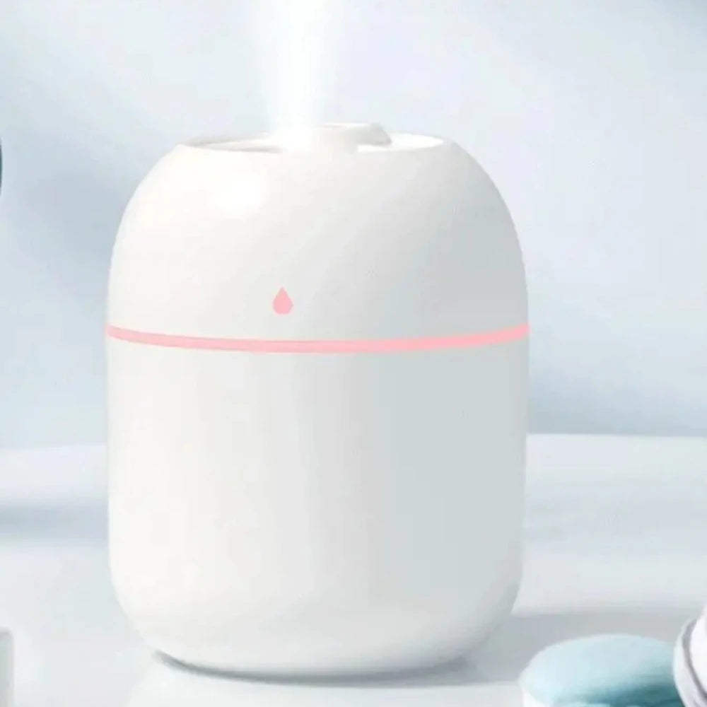 Portable USB Mini Humidifier & Essential Oil Diffuser - 2-in-1 Ultrasonic Air Vaporizer