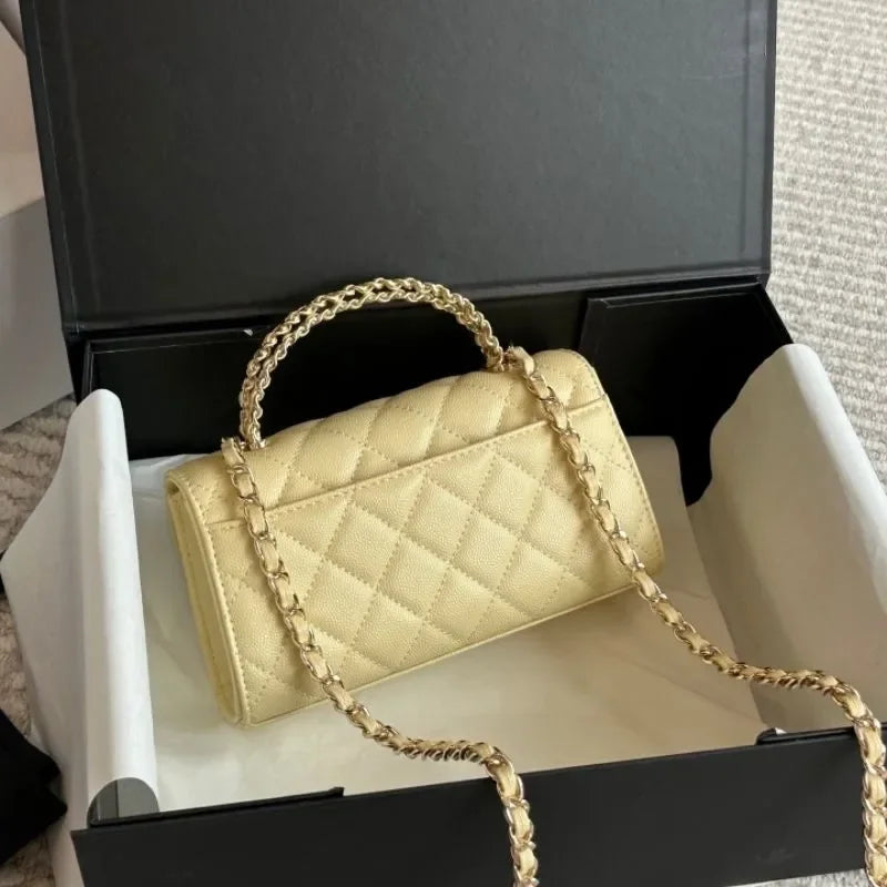 Top Cowhide Flap Luxury Bags With Handle Designer Bag Quilted Wallets