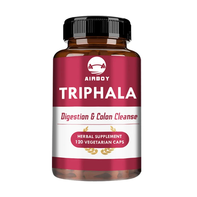 Triphala - Promotes Digestive Comfort, Antioxidants, Balances Intestinal Health - 120 Capsules