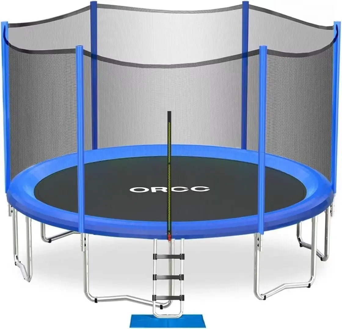 Trampoline, 1200LBS Weight Capacity Outdoor Trampoline 16 15 14 12 10 8FT Yard Trampolines for Kids Adults