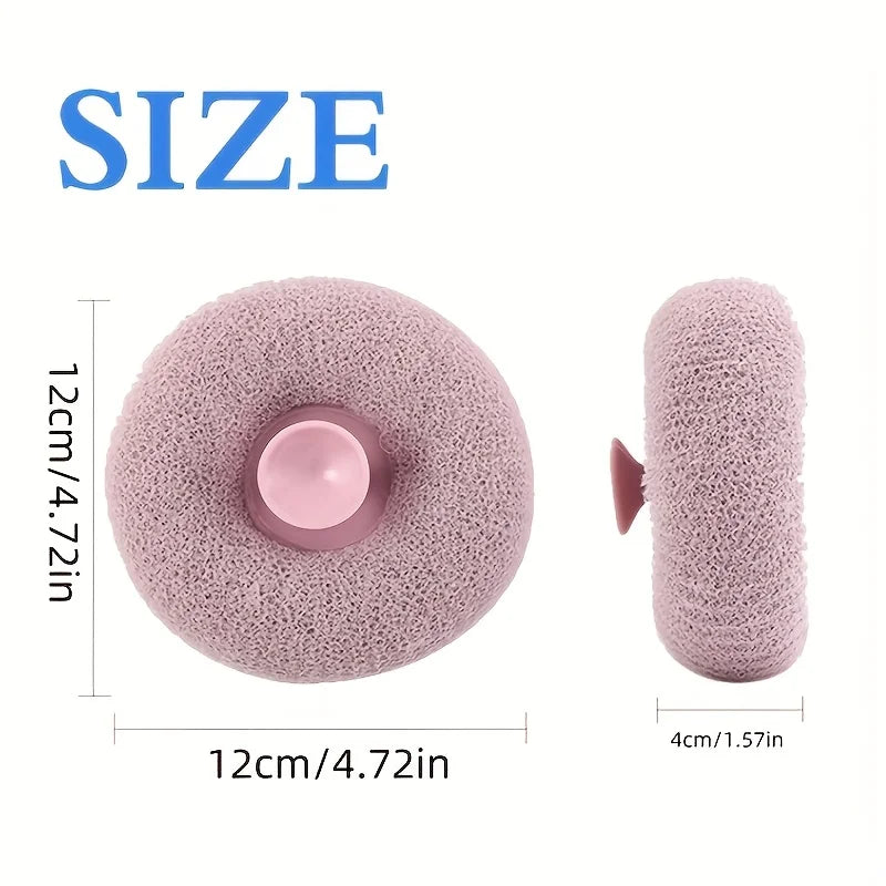 2PCS Set - Sunflower Suction Cup Bath Scrubber, Self-Care Massage Brush for Deep Clean & Relaxation