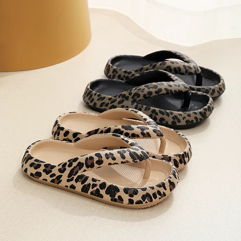 Comfort Flip-Flop Leopard Soft Thick-Soled Cloud