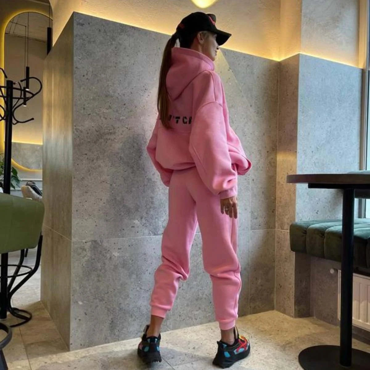 Sweatsuit Spring Outfits Women Sport Suit Zip Up