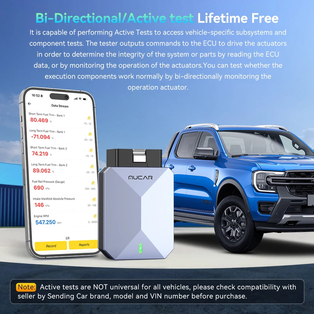 MAX Auto OBD2 Scanner ELM327 CANFD Bidirectional Tool 15 Reset Full System Diagnose Code Reader Free Update for Life
