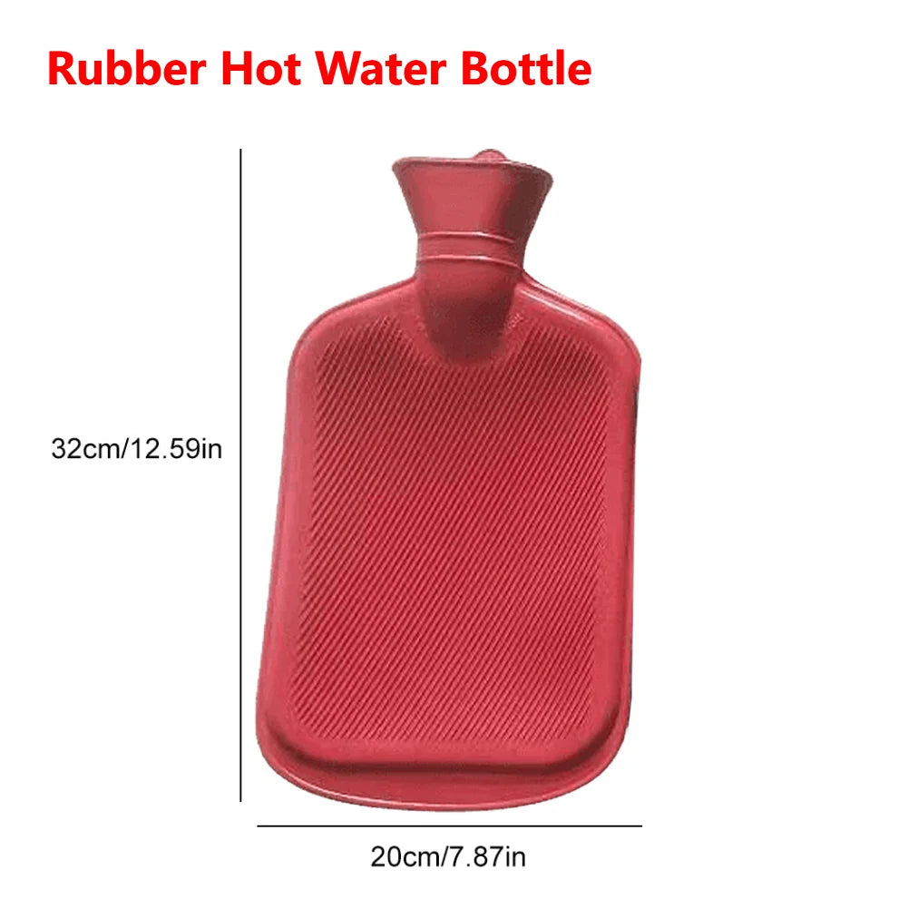 2L Hot Water Bottle Soft Cover Large Capacity Hot Water Bag