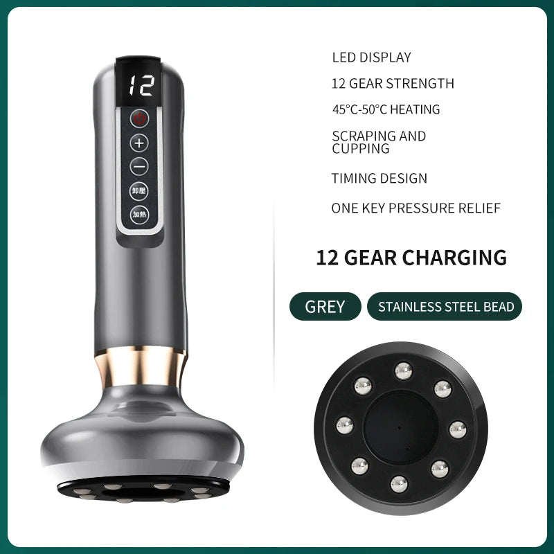 Electric Cupping Massager Vacuum Suction  Anti Cellulite