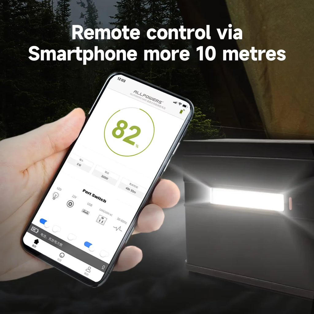 ALLPOWERS S300 PLUS Portable Power Station 300W (Peak 500W) 288Wh 78000mAh Power Storage Battery Generator