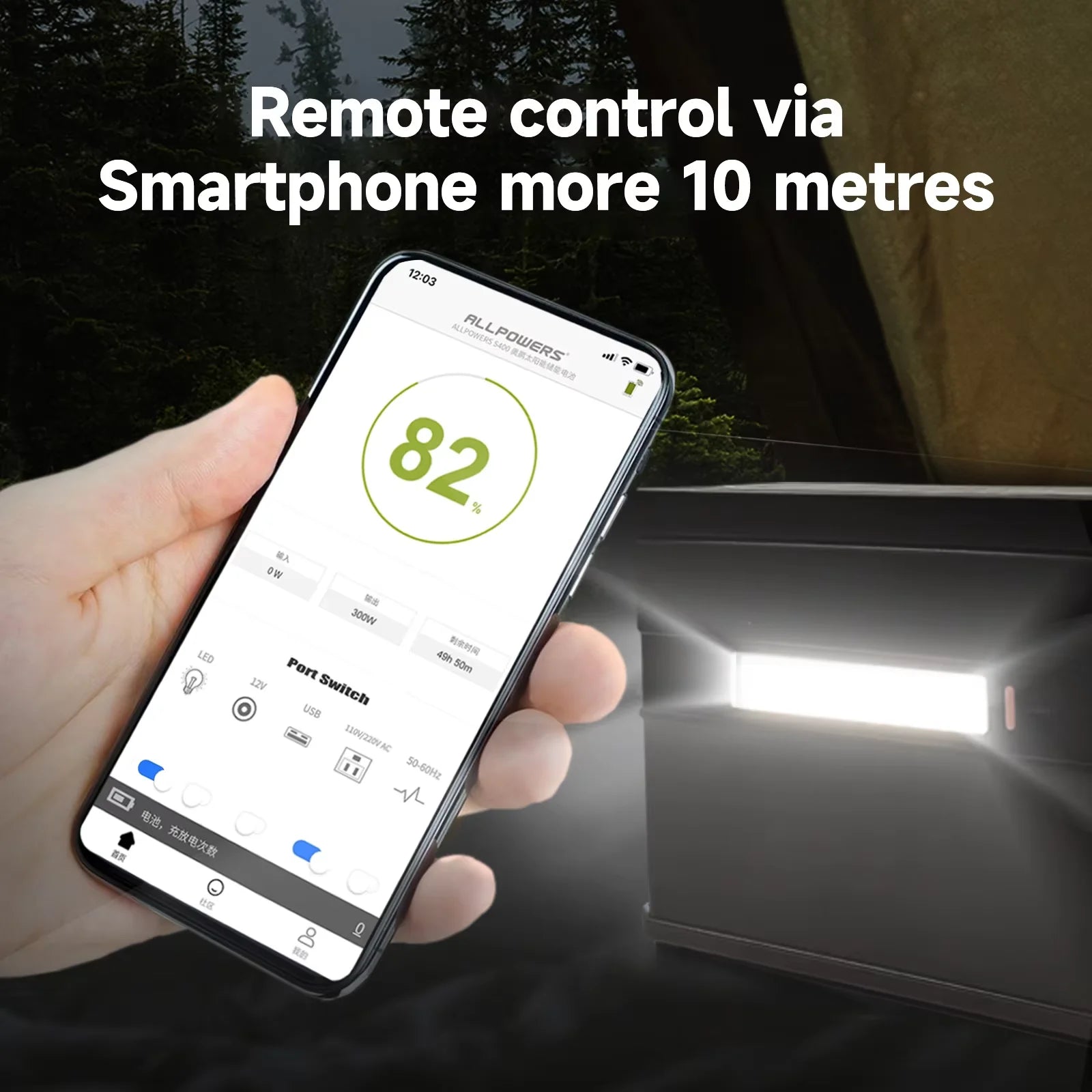 ALLPOWERS S300 PLUS Portable Power Station 300W (Peak 500W) 288Wh 78000mAh Power Storage Battery Generator
