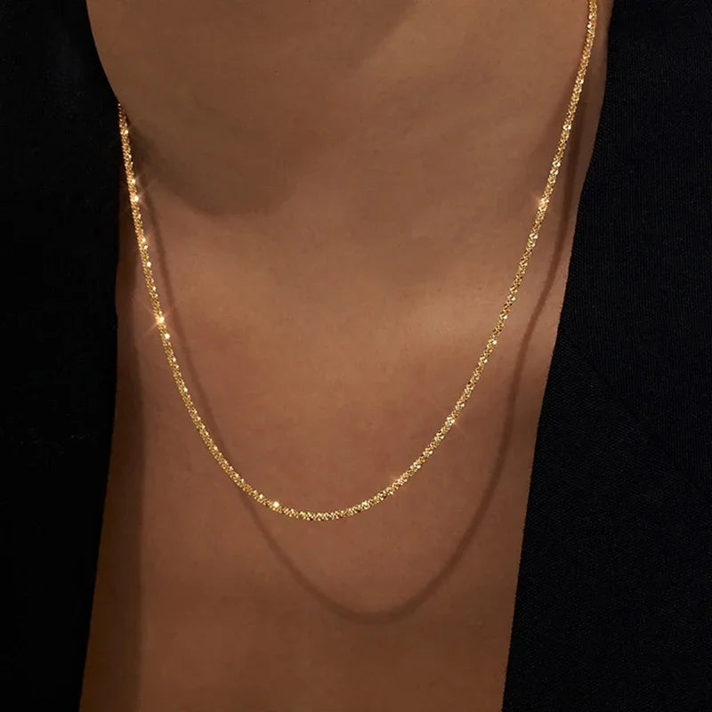 New Simple Hollow Love Heart Pendant Necklace