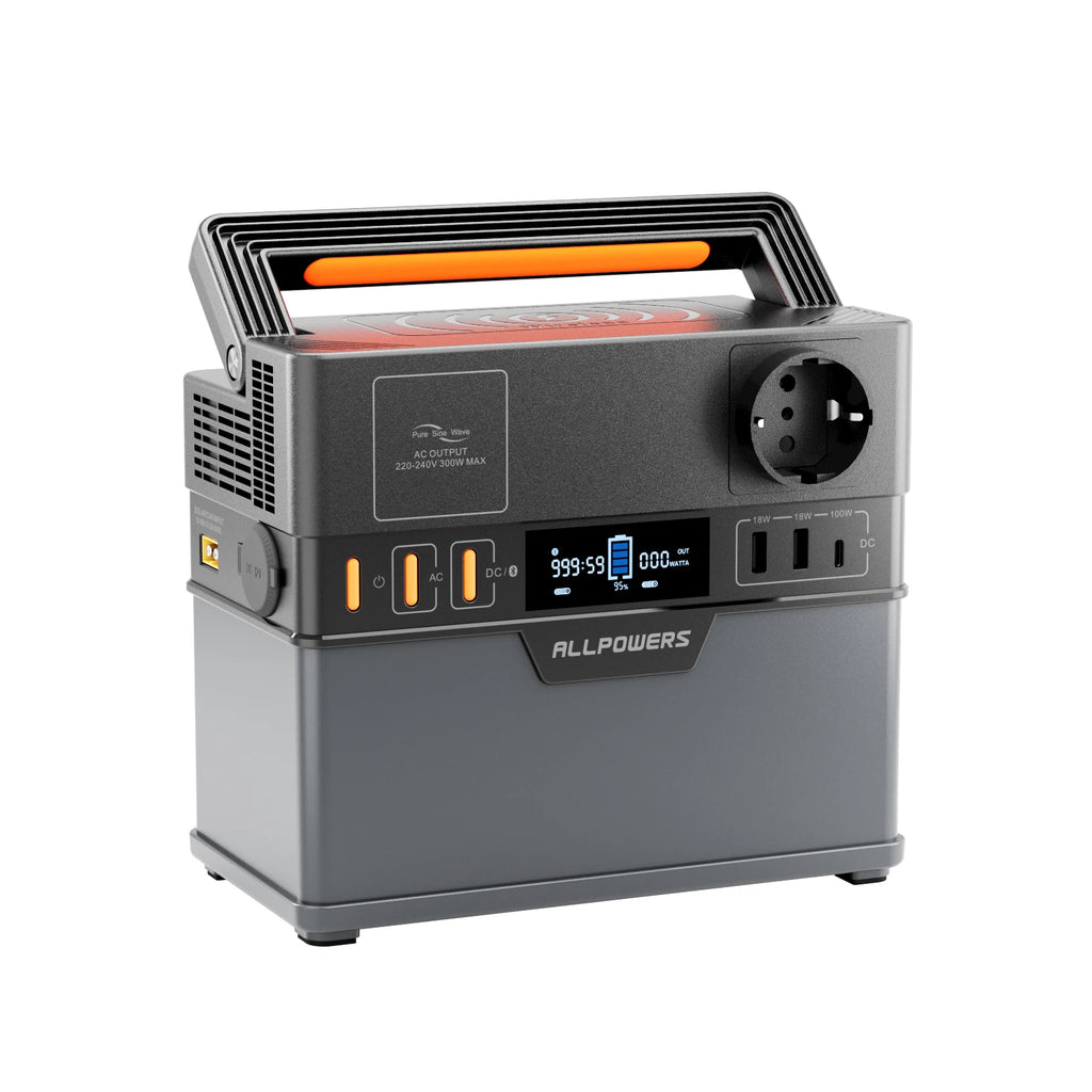 ALLPOWERS S300 PLUS Portable Power Station 300W (Peak 500W) 288Wh 78000mAh Power Storage Battery Generator