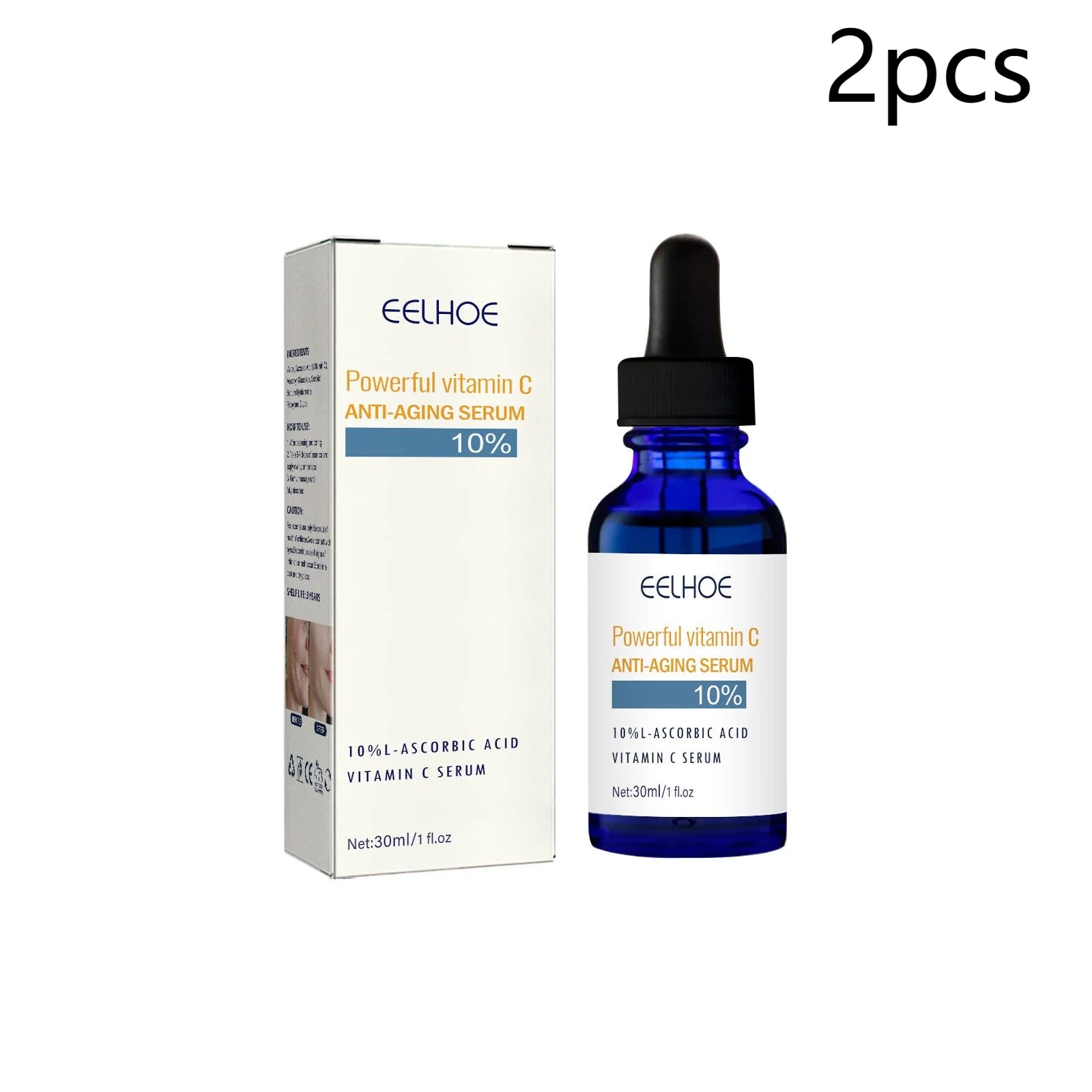 Vitamin C Anti-Aging Serum, Hydrating & Firming Facial Treatment, Smooths Fine Lines for Youthful Skin