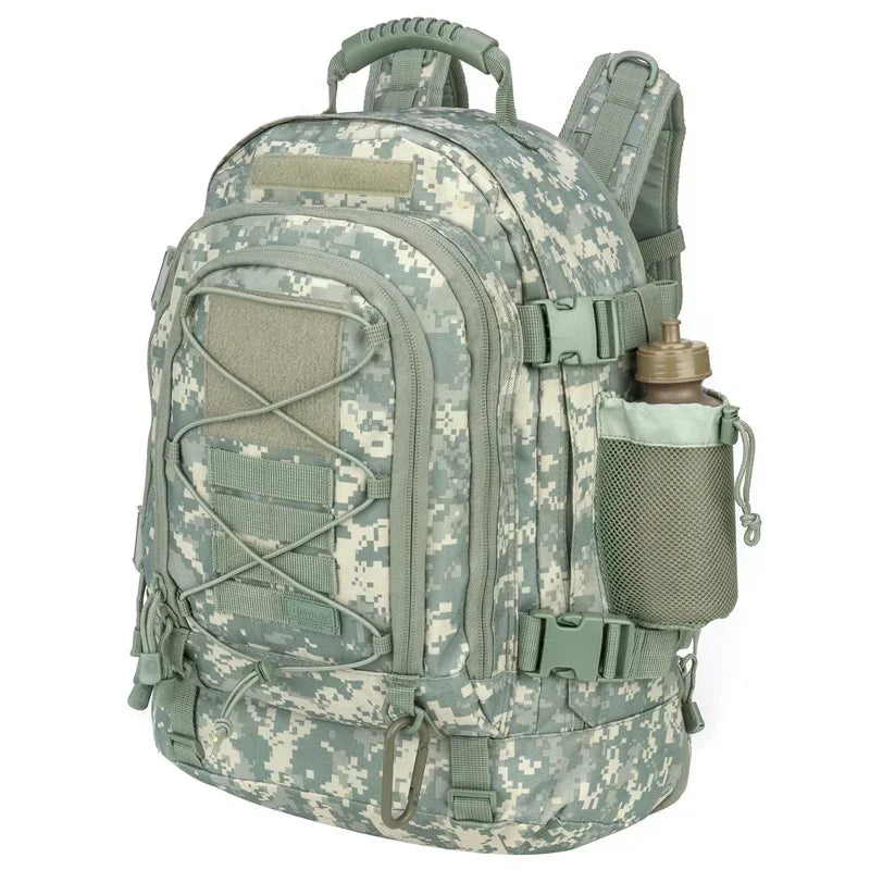60L Military Tactical Backpack Army Molle Assault Rucksack Outdoor Travel Hiking Rucksacks Camping Hunting
