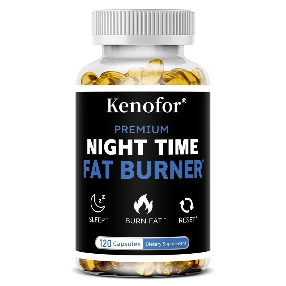 Nighttime Fat Burner Supplement - for Weight Loss, Boost Metabolism, Suppress Appetite Diet