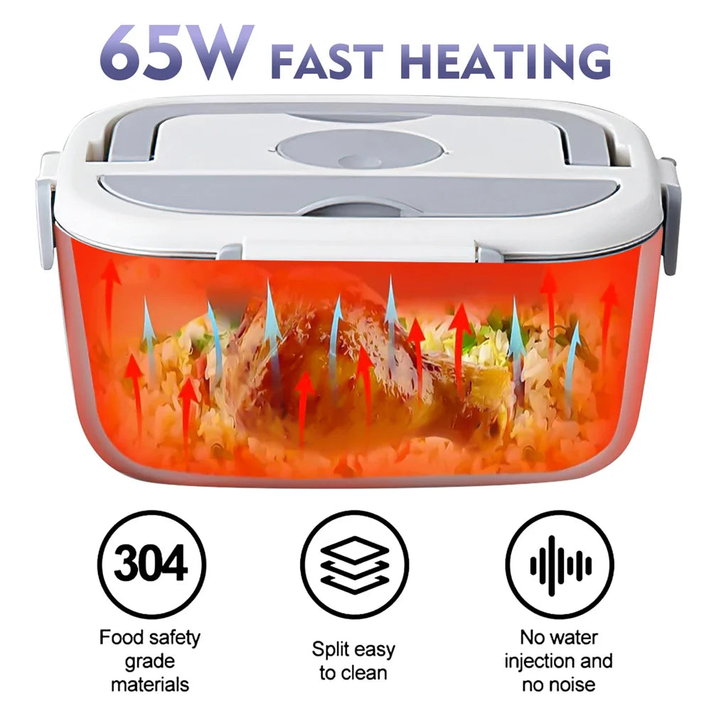 Electric Lunch Box Food Warmer Portable Food Heater for Car Or Home