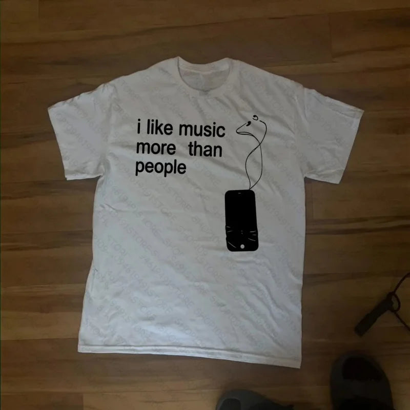 Graphic T-shirts Gothic Punk Printing Slim Tops Y2k EMO Girls Casual Tees Tops Summer 90s Tees Tops