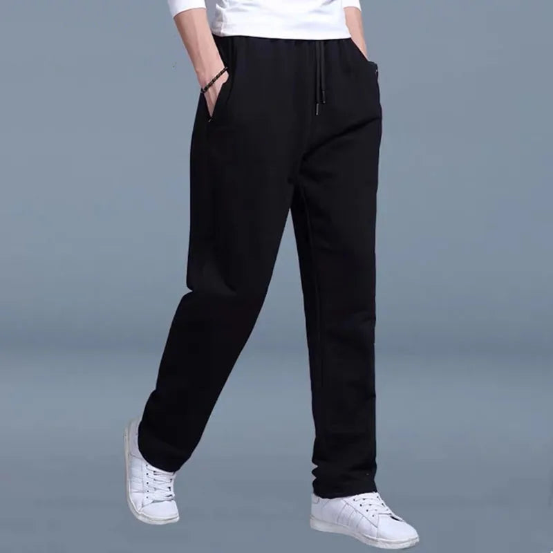 New Straight tube Men Casual Sports Pants Running Workout Men Jogger Sweatpants