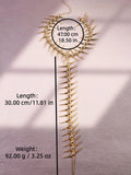 Edgy Niche Hip-Hop Thorn Skeleton Alloy Women's Necklace Perfect for Holiday Parties Everyday Wear Street