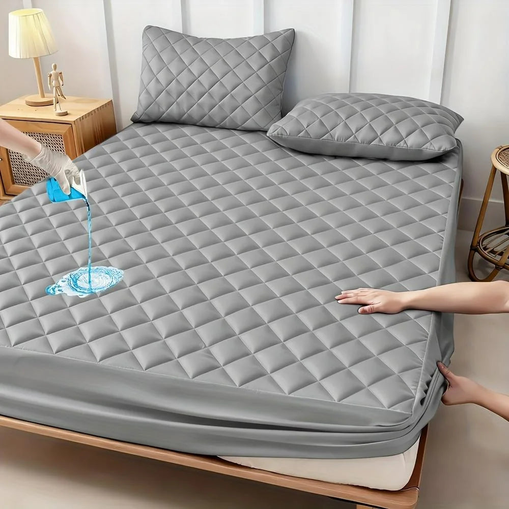 1pc Soft And Comfortable 100% Waterproof Mattress Protector, All-Season Cooling Breathable