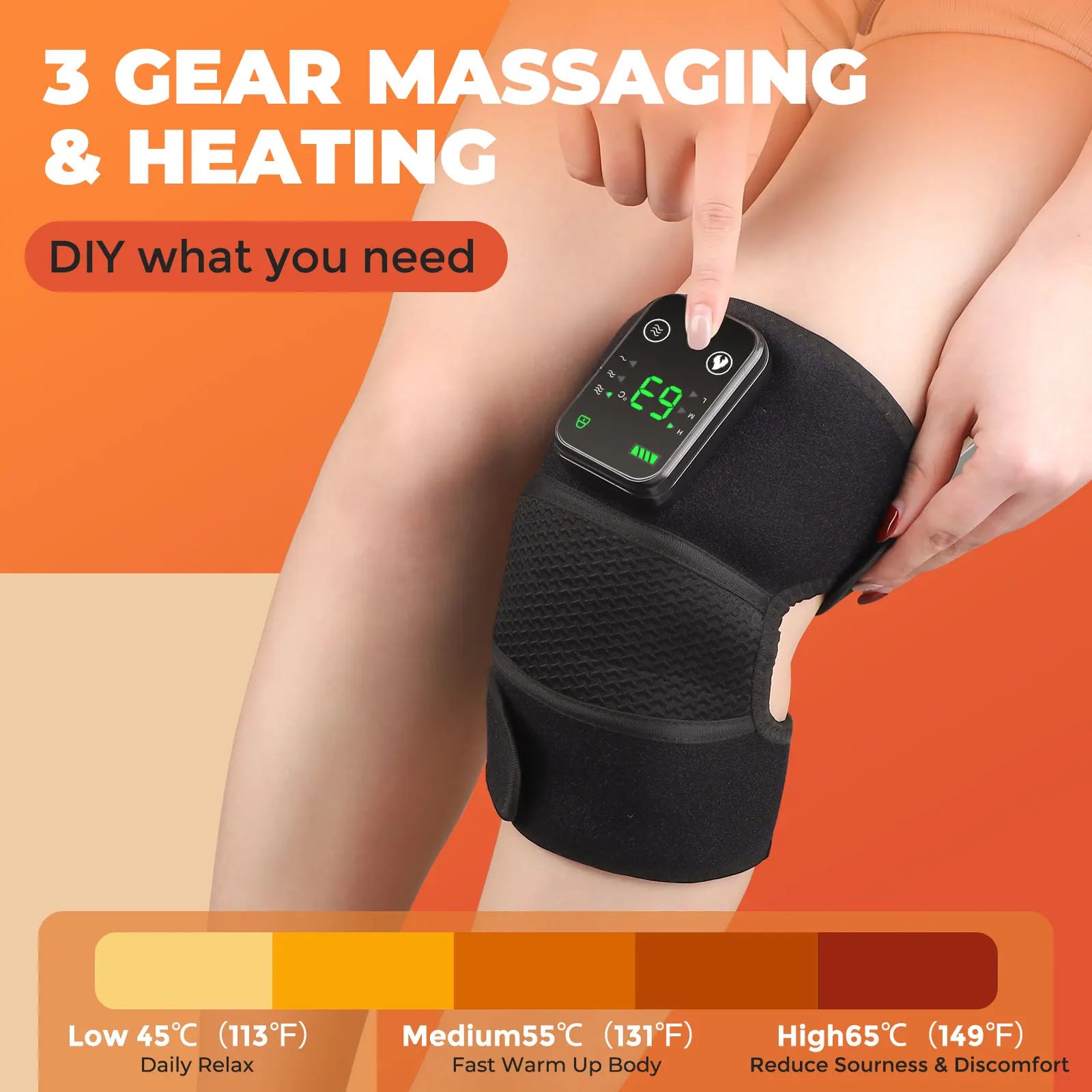 Multifunctional Shoulder Support Belt 3 in 1 Knee Elbow