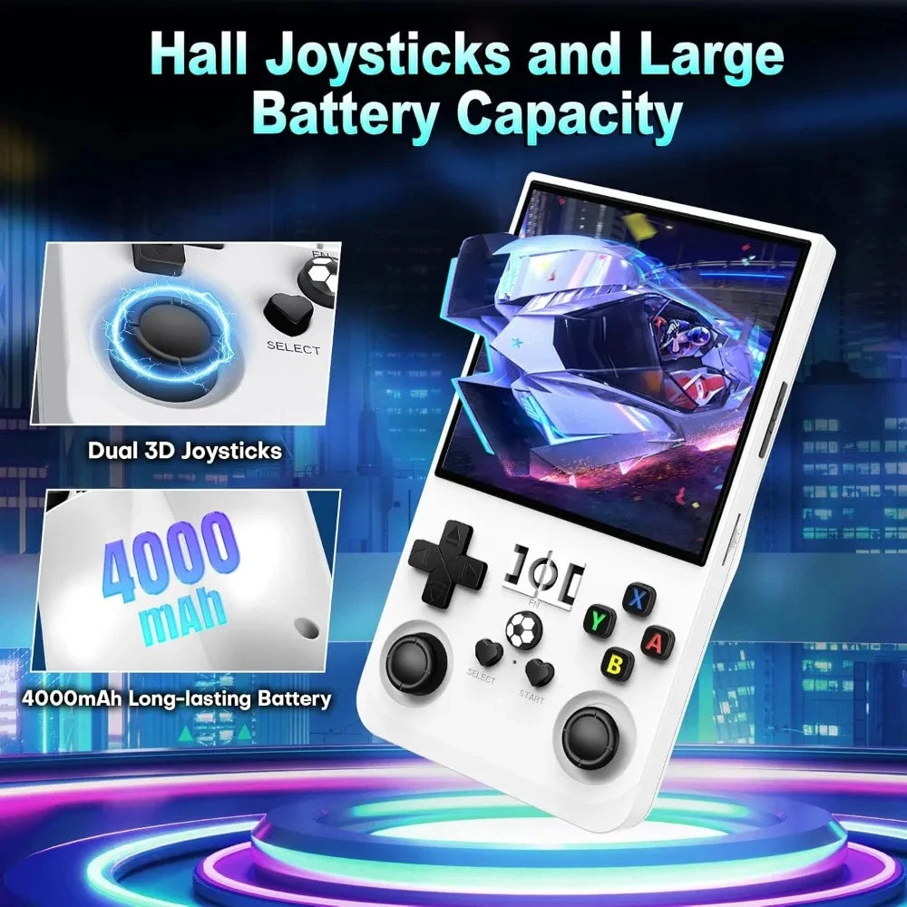Handheld Game Console 4.0 Inch 64/128GB RK3326 Chip Retro Portable Video Game Player Open Source Pocket Console