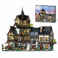 3867PCS Medieval Towns Buildings Blocks Street View Village Architecture Model Collect Display Assembly