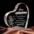 Grandma Heart Sign - Perfect Birthday & Christmas Gift from Grandchildren
