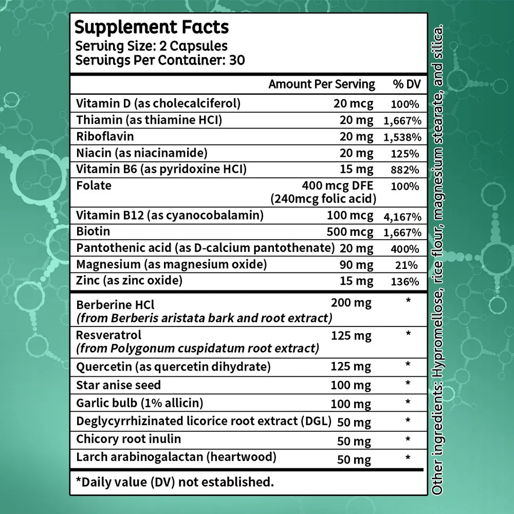 Gut Health Supplement – Gas, Bloating, and Constipation Support, 60 Count