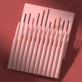 Matte Lip Liner Pencil Set 12 Colors Lip Contour Lipstick Waterproof Non-transfer Highly Pigmented Nude
