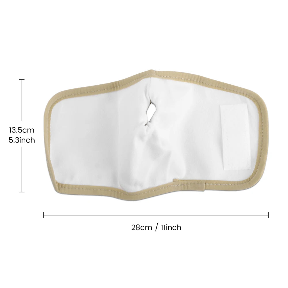Castor Oil Pack Wrap Reusable Organic Cotton Castor Oil Packs with Adjustable Elastic Strap Castor Oil