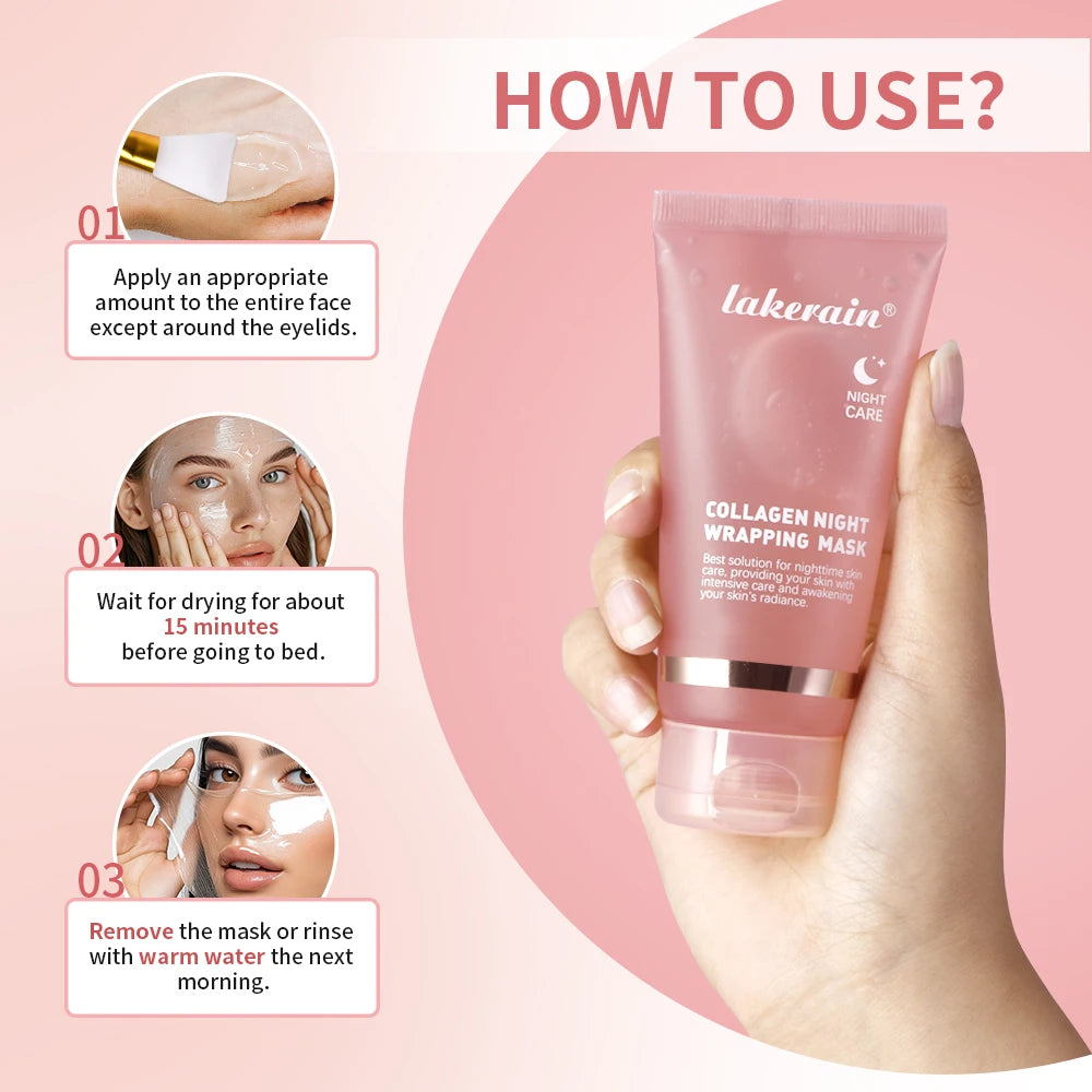 Collagen Overnight Wrapping Peel Off Facial Mask Collagen