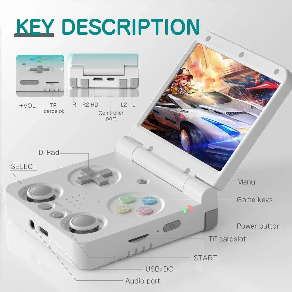 Handheld Game Players 3.5''IPS Screen Linux System Onion OS Video Game Consoles Free Storage Bag